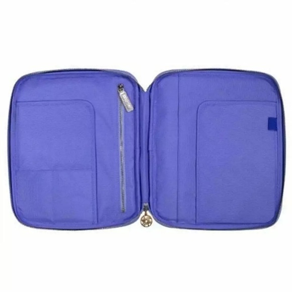 NWT LILLY PULITZER FOLIO LAPTOP SLEEVE W/AGENDA SET AFTER THE WAVE - Picture 3 of 11